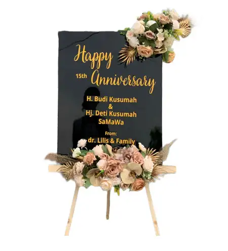 Papan Bunga Akrilik Plandi