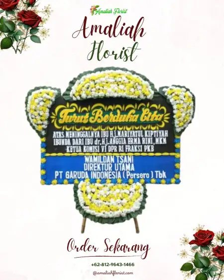 Papan Bunga Duka Plandi